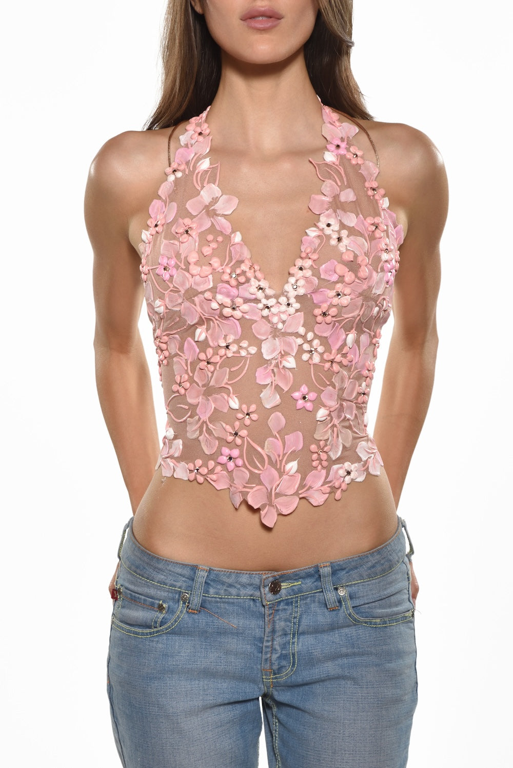 English Garden Halter Top – Ema Savahl Couture