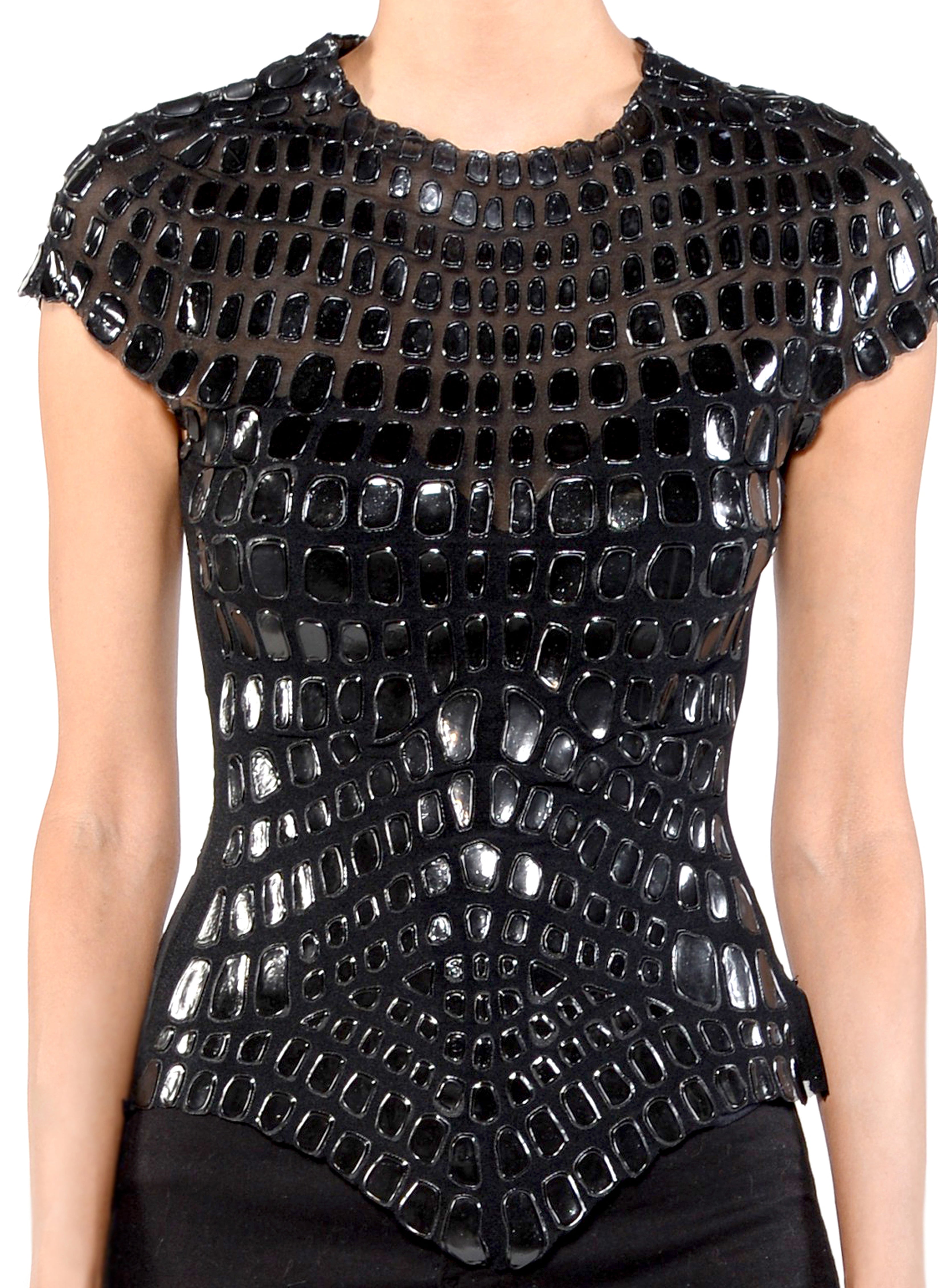 Fitted Jewel Neck Cap Sleeve Top – Ema Savahl Couture