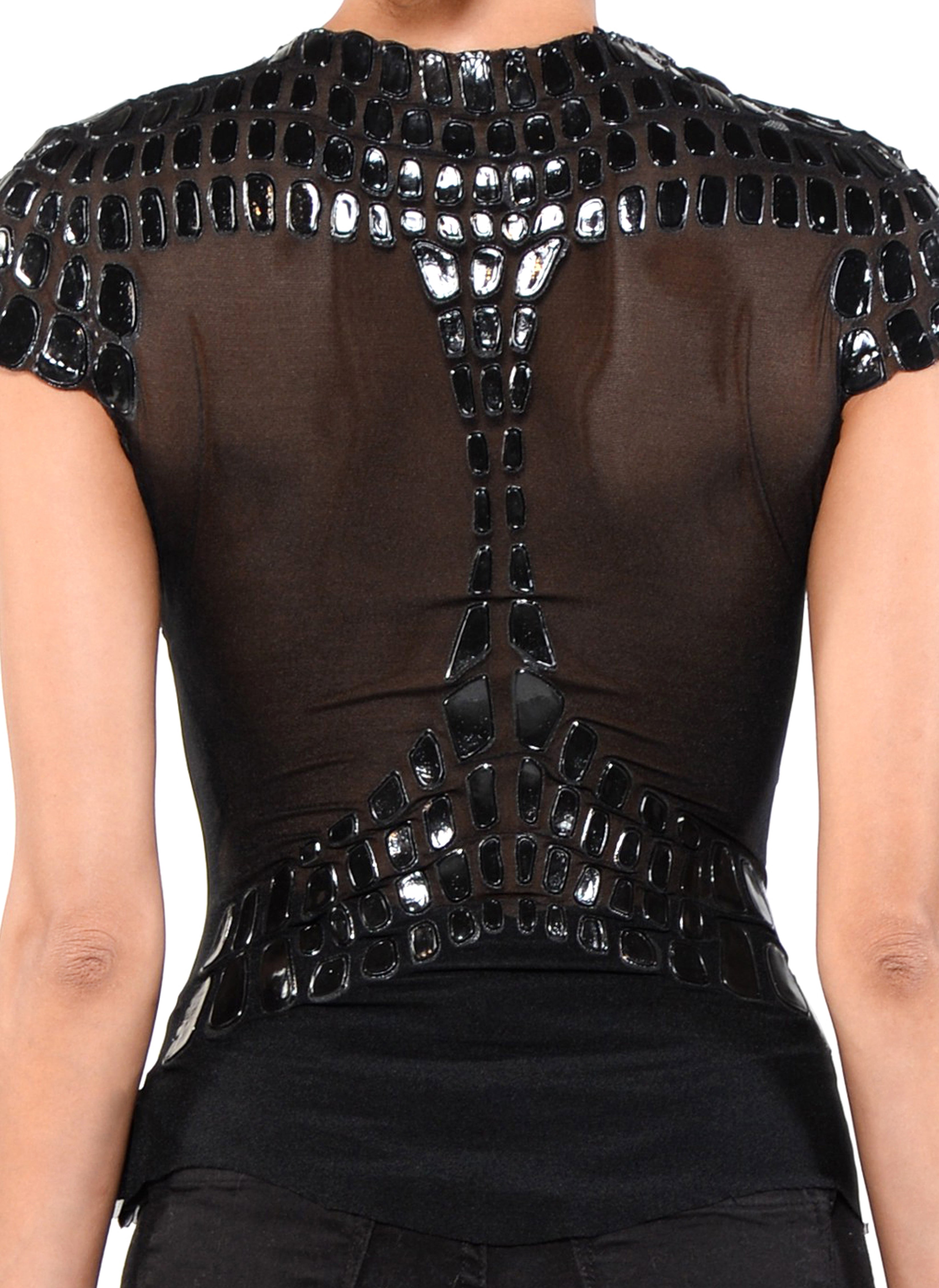 Fitted Jewel Neck Cap Sleeve Top – Ema Savahl Couture